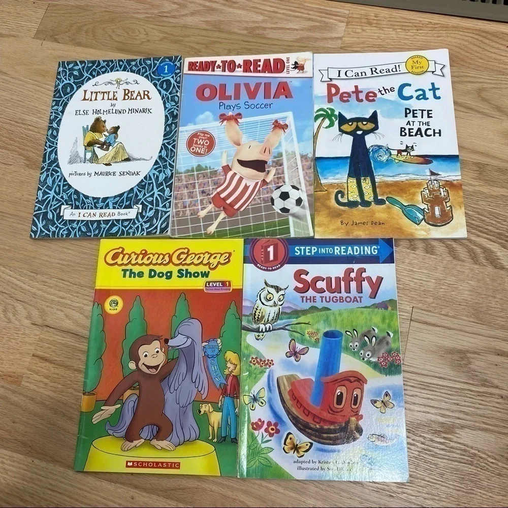 I Can Read Level 1 Book Bundle Olivia Pete the Cat